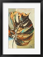 Framed Contemporary Leaves I