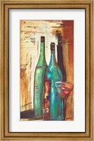 Framed Wines Over Gold II