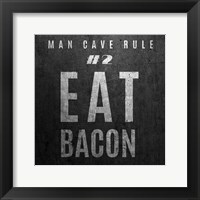 Framed Man Cave Rules I