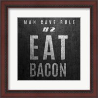 Framed Man Cave Rules I