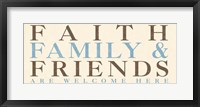 Family Phrase I Framed Print