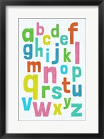 Framed Alphabet of Colors I