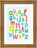 Framed Alphabet of Colors I