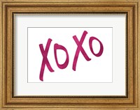 Framed Romantic Pink XOXO