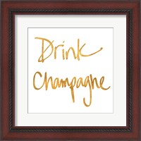 Framed Drink Champagne