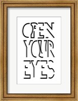 Framed Open Your Eyes
