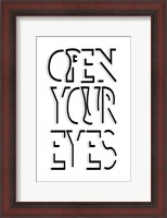 Framed Open Your Eyes