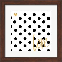 Framed Love with Dots