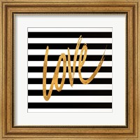 Framed Valentines Stripes IV