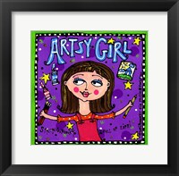 Framed Artsy Girl