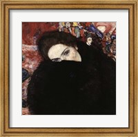 Framed Lady with Muff, 1916-17