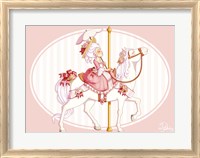 Framed Carousel Pink