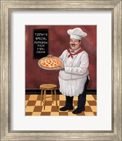 Framed 'Pizza Chef Master' border=