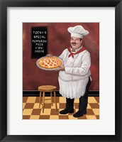 Framed 'Pizza Chef Master' border=