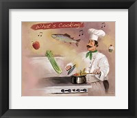 Framed 'Look What's Cooking' border=