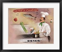 Framed 'Look What's Cooking' border=