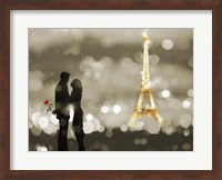 Framed Date in Paris (BW)