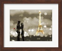 Framed Date in Paris (BW)
