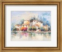 Framed Borgo sul lago