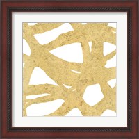 Framed 'Endless Circles Front Gold III' border=