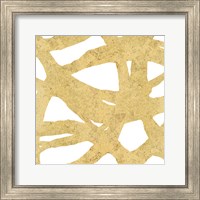 Framed 'Endless Circles Front Gold III' border=
