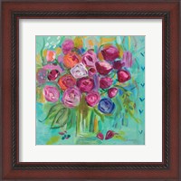 Framed Pink Peonies