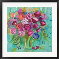 Framed Pink Peonies