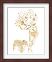 Framed Gilded Botanical VII