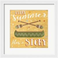 Framed 'Summer Sunshine VI' border=