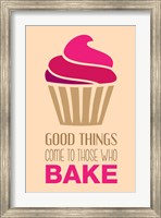 Framed Good Things Come To Those Who Bake- Strawberry