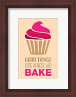 Framed Good Things Come To Those Who Bake- Strawberry