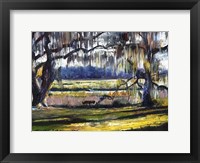 Framed Lowcountry Spanish Moss Escape