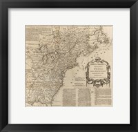 Framed North America 1755