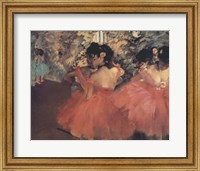 Framed Pink Ballerinas
