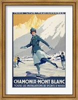 Framed Chamonix - Mont Blanc