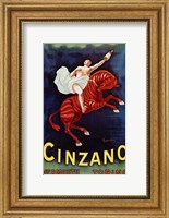 Framed Cinzano- Vermouth
