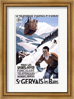 Framed St Gervais-Les-Bains