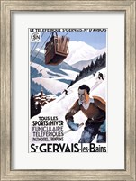 Framed St Gervais-Les-Bains
