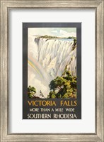 Framed Victoria Falls