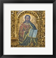 Framed Gold Christ