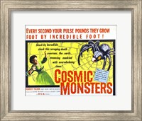 Framed Cosmic Monsters