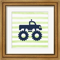 Framed Monster Truck Graphic Green Part I