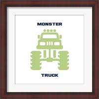 Framed Monster Truck Graphic Green Part II