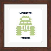Framed Monster Truck Graphic Green Part II