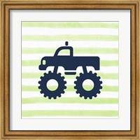 Framed Monster Truck Graphic Green Part III