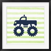 Framed Monster Truck Graphic Green Part III