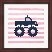 Framed Monster Truck Graphic Pink Part I