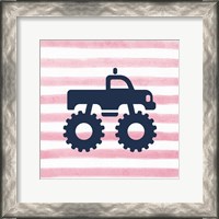 Framed Monster Truck Graphic Pink Part I