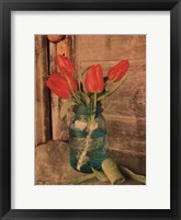 Framed Country Tulips
