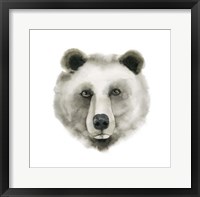 Framed Watercolor Bear